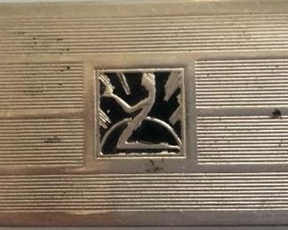 Detail of a metal box 