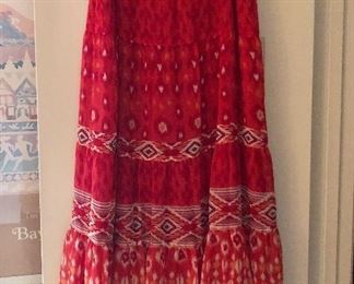 $20 Red skirt size Medium