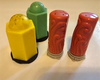 $22 all Art Deco salt and pepper shakers 