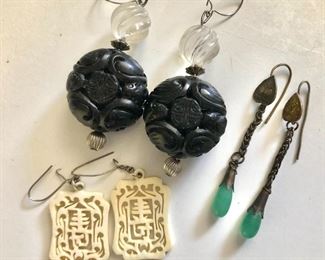 $30 each except character earrings $10 