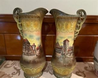 ANTIQUE RM AUSTRIA 16” DECORATIVE PITCHER LOT - https://connect.invaluable.com/Aether/auction-lot/antique-rm-austria-16-decorative-pitcher-lot_73D4CFE9E1