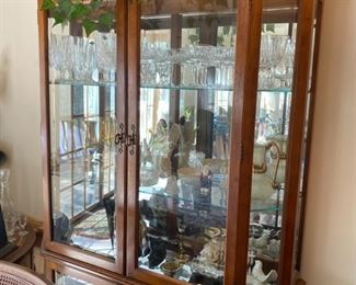 Lighted Curio Cabinet 80" Tall x 50" Wide x 18" Deep - Pre-Sale - $175