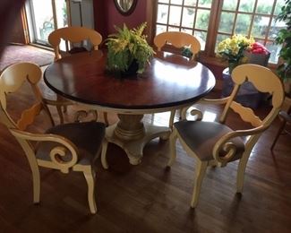 French Country Table and 4 Chairs