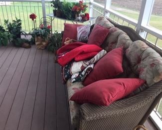 Outdoor Sofa with Pillows