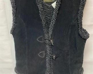 clean lines suede vest