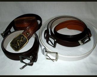 Selection of Leather Belts 