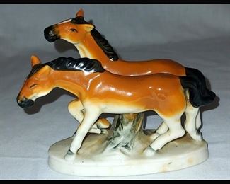 Unmarked Staffordshire Horses 