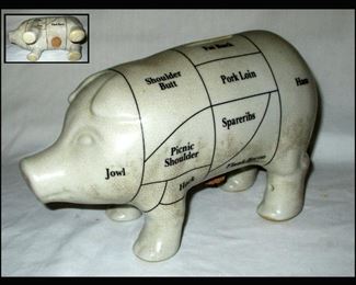 Butcher Chart Piggy Bank