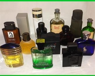 Great Selection of Men's Cologne Including a Fabulous Bottle of Creed Vetiver