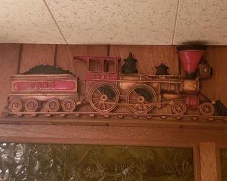 Vintage Train Wall decor 24"W x 9"H $45 