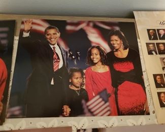 Assorted Obama & Family photos CALL