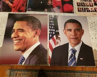 Assorted Obama & Family photos CALL