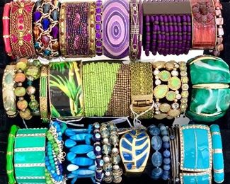 Beautiful, huge costume jewelry collection.  Prices range from $6 and up! Come on out and shop with us!!