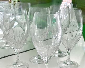 $30 - Set of 5 Crystal Water Glasses