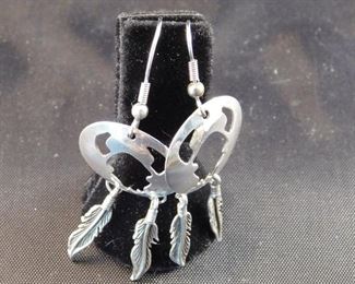 D/T Emery Native American .925 ear rings