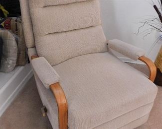 Pair of Teak recliners
