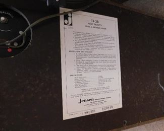 Vintage Jensen Speaker Pair