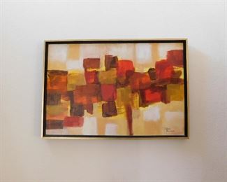 Contemporary Oil on board by E. Krasin