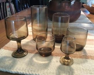 41Pcs Vintage Libby Glassware