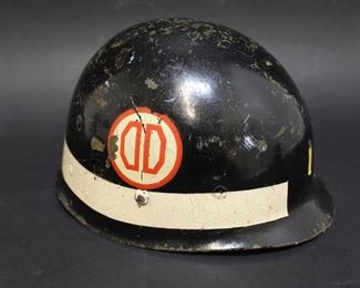 Vintage military helmet