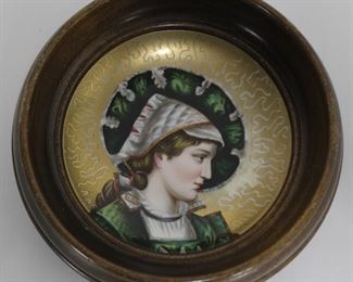 Antique porcelain KPM style plate