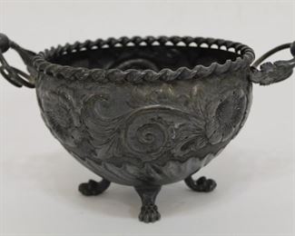 Quadruple silver plate bowl by Derby Silver Co.