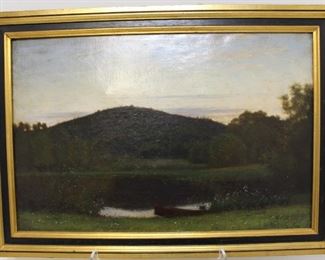 Alfred Ordway (1819-1897) oil on canvas painting