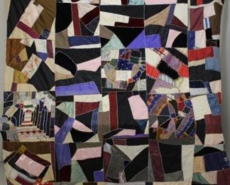 Vintage crazy quilt