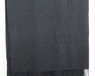 Hermes black cashmere scarf/ wrap