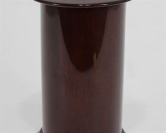 English mahogany and sterling humidor