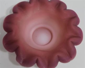 Webb Burmese glass bowl