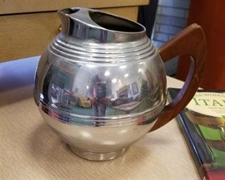 Mid Century Chrome Pitcher $50