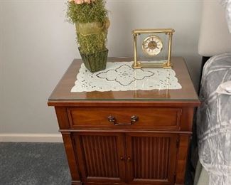 . . . one of two matching Henredon mid-century night stands