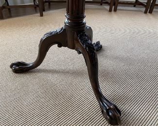 Detail of table feet