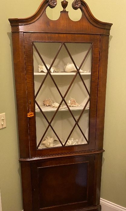 Lot #1-$450- Corner cabinet 