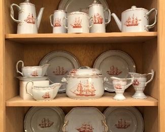 Spode Trade Wind, Red