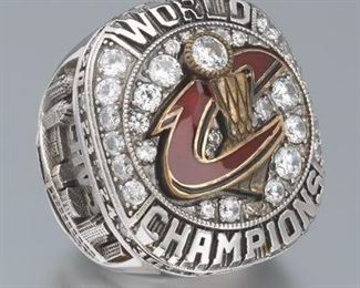 2016 Cleveland Cavaliers NBA Championship Staff Ring 