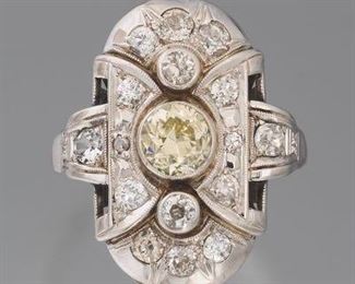 Art Deco Style Diamond Ring 