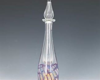 Art Glass Double Perfume Bottle 