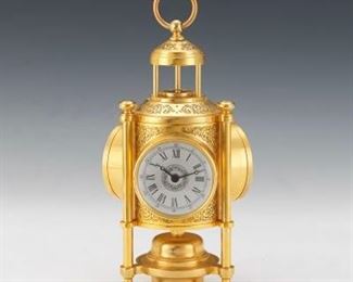 Belle Epoque Style Table Clock, Thermometer, Barometer and Hydrometer