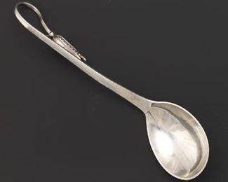 Carl Paul Petersen Sterling Silver Serving Spoon
