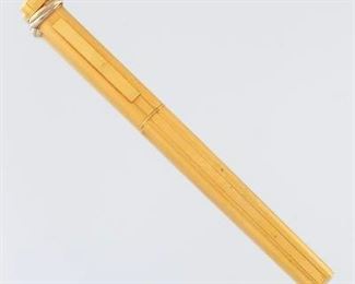 Cartier Gold Plated Trinity Pen