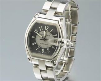 Cartier Roadster 2510 Automatic Stainless Steel Wristwatch 