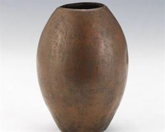 Chinese Export Copper Ritual Hand Hammered Vessel 