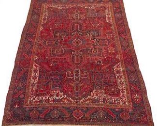 Fine Antique HandKnotted Heriz Carpet 