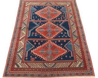 Fine Hand Knotted Turkish Village Carpet 