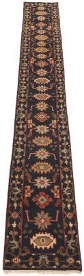 Fine HandKnotted Mahal Extra Long Runner 