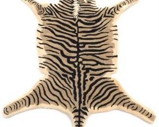 Fine HandTufted Safari Zebra Carpet 