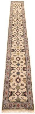 Fine SemiAntique HandKnotted Tabriz Extra Long Runner 