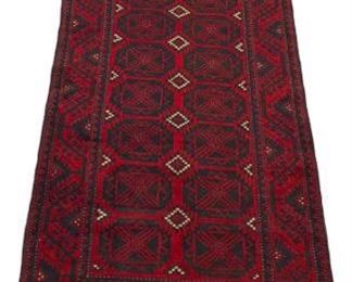 Fine SemiAntique HandKnotted Zanjan Carpet 